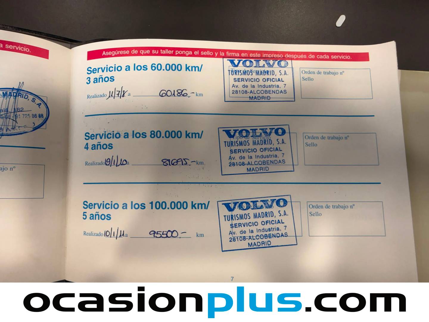 Foto del mantenimiento del Volvo S40 Volvo S40 2.0 D Momentum (136 CV)