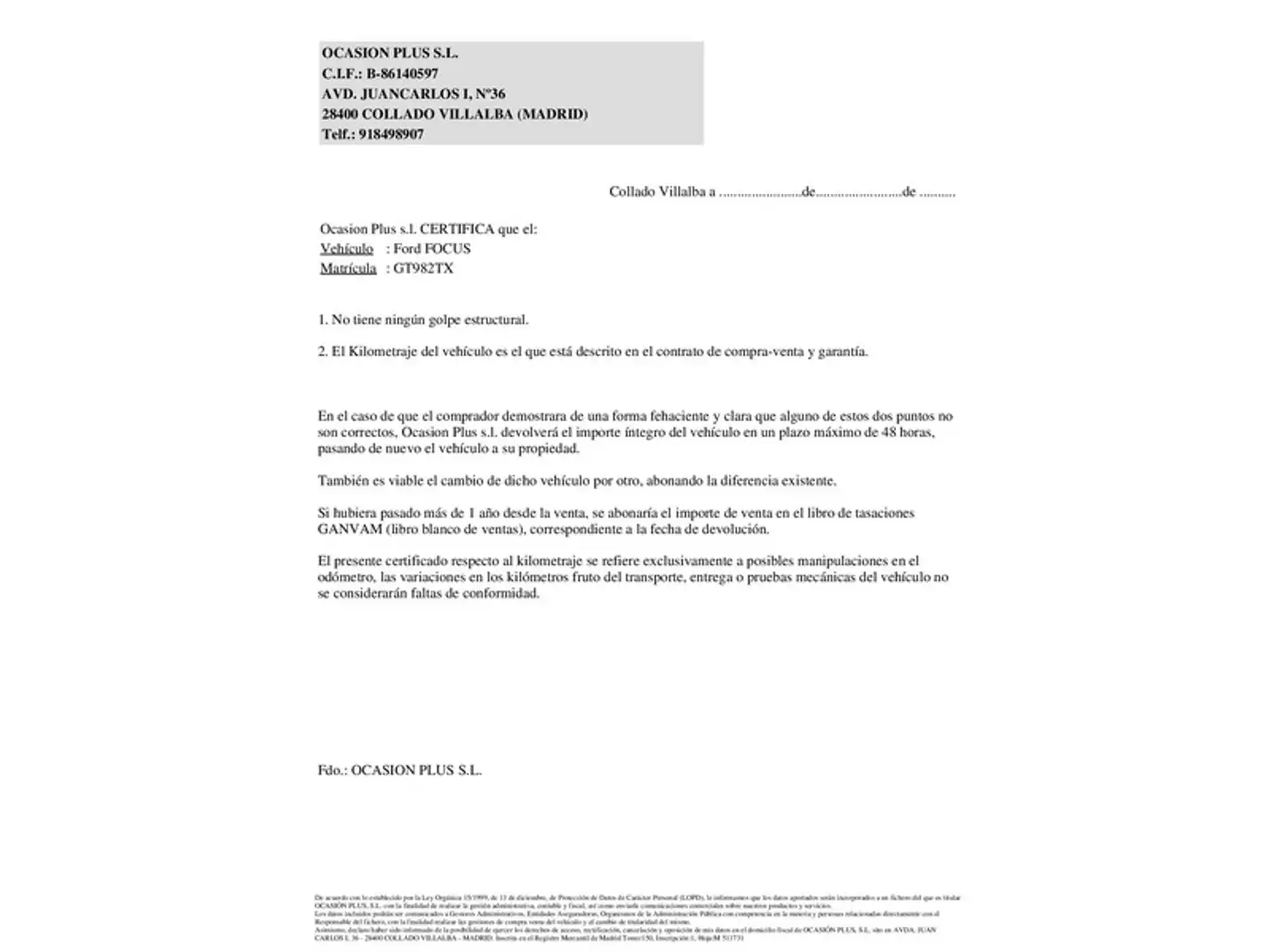 Mantenimiento