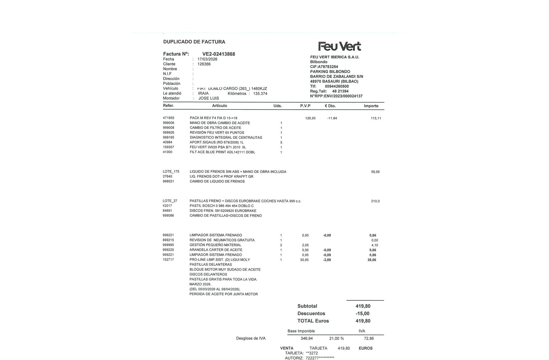 Fiat Doblò Cargo 1.3 MultiJet Base - foto 14