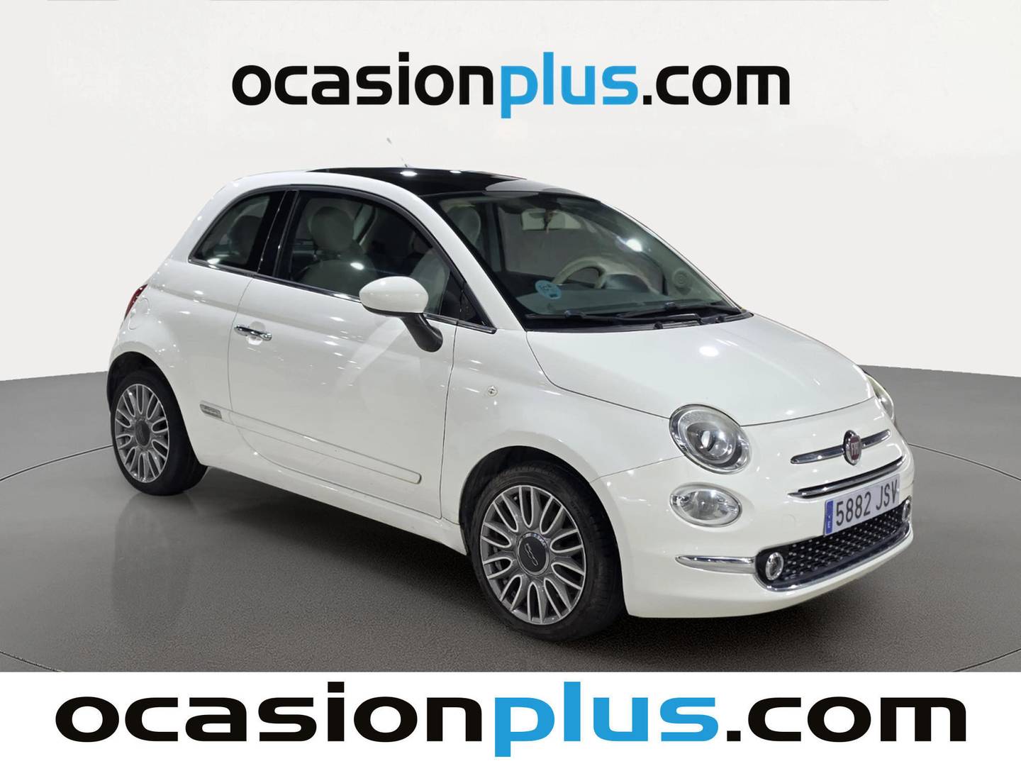 Foto delantera Fiat 500 Fiat 500 1.2 8v Lounge (69 CV) derecha