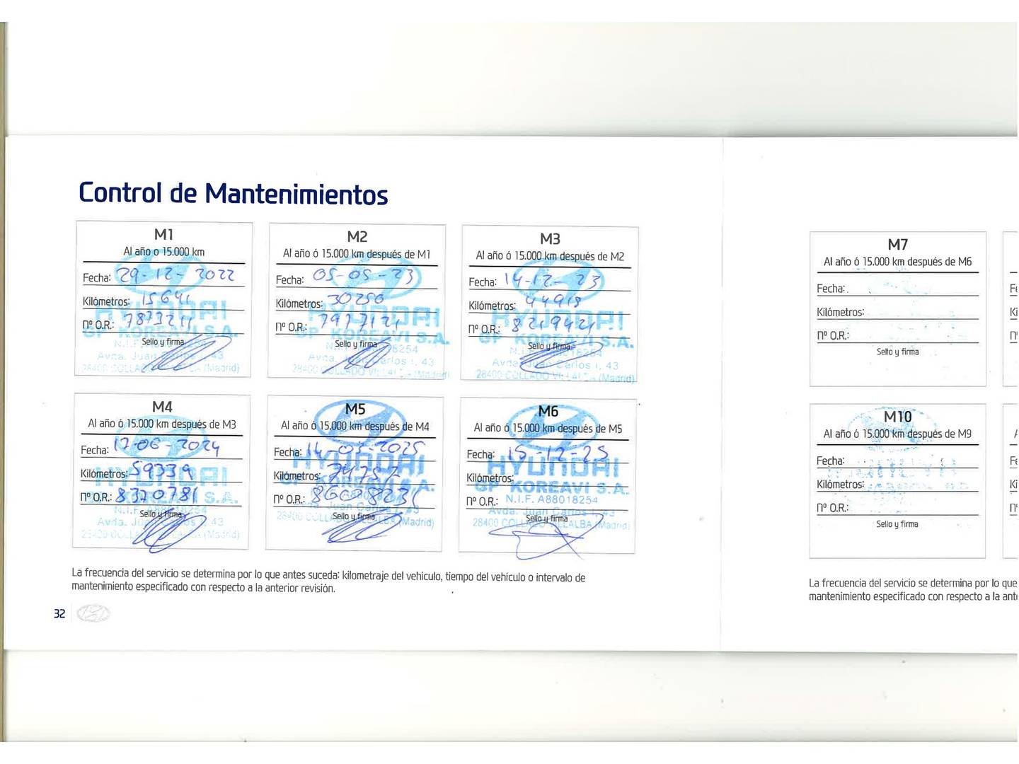 Foto del mantenimiento del Hyundai Tucson Hyundai Tucson 1.6 TGDI HEV Tecno Auto 2C (230 CV)
