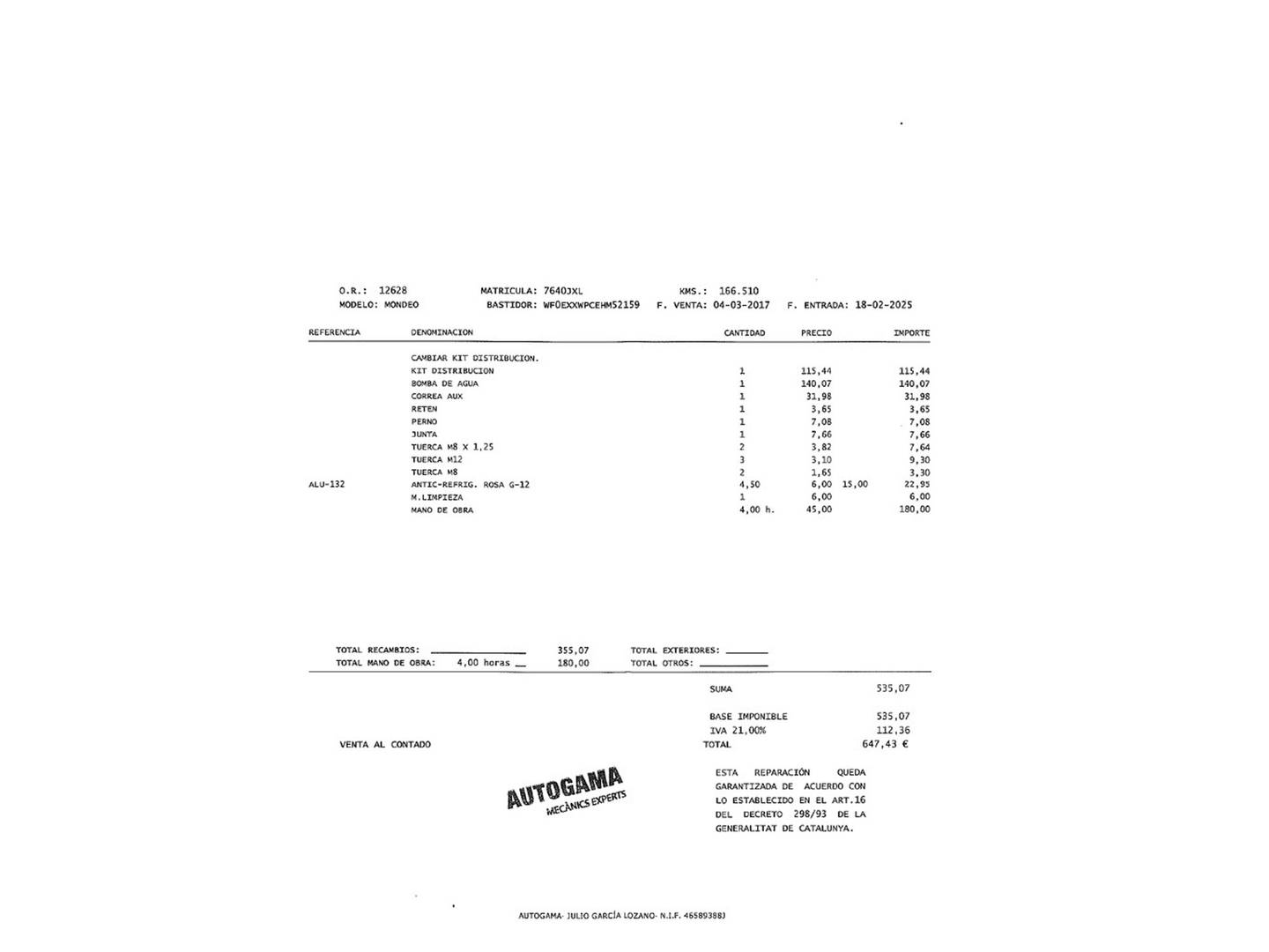 Foto Ford Mondeo Ford Mondeo 1.5 EcoBoost Trend (160 CV)