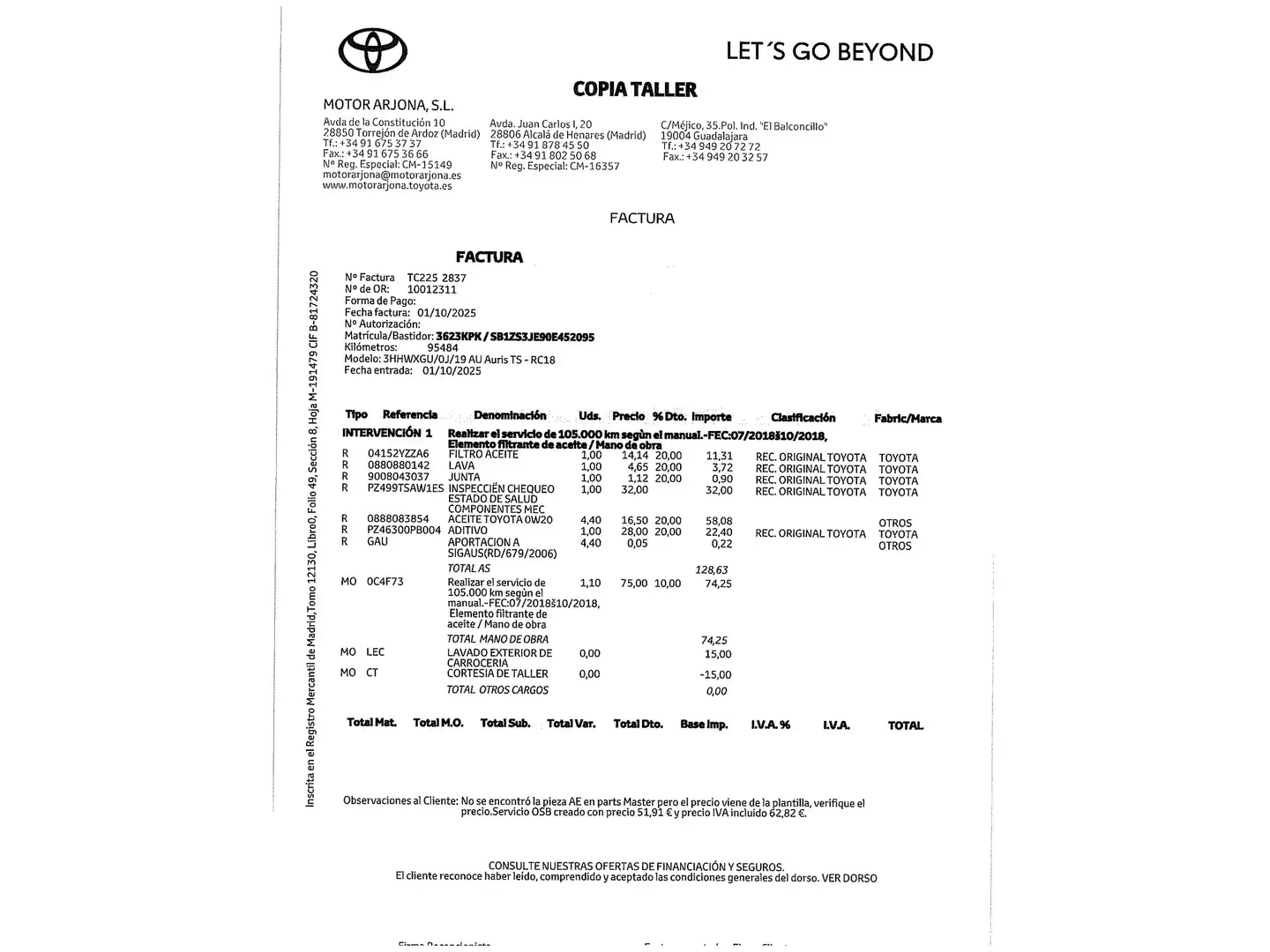 Foto Toyota Auris Toyota Auris 140H Hybrid Touring Sports Feel! Edition+LED (136 CV)