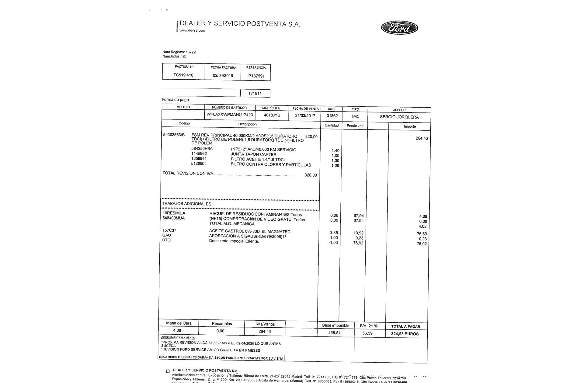 Ford Kuga 1.5 TDCi Titanium 4x2 - foto 27