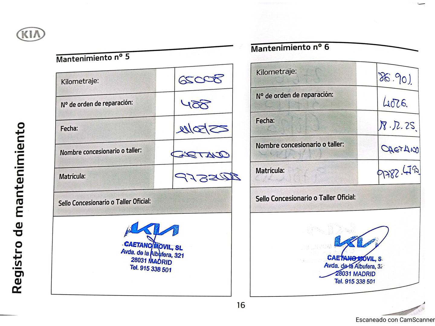 Foto del mantenimiento del KIA Ceed Kia Ceed 1.0 T-GDi Drive (120 CV)