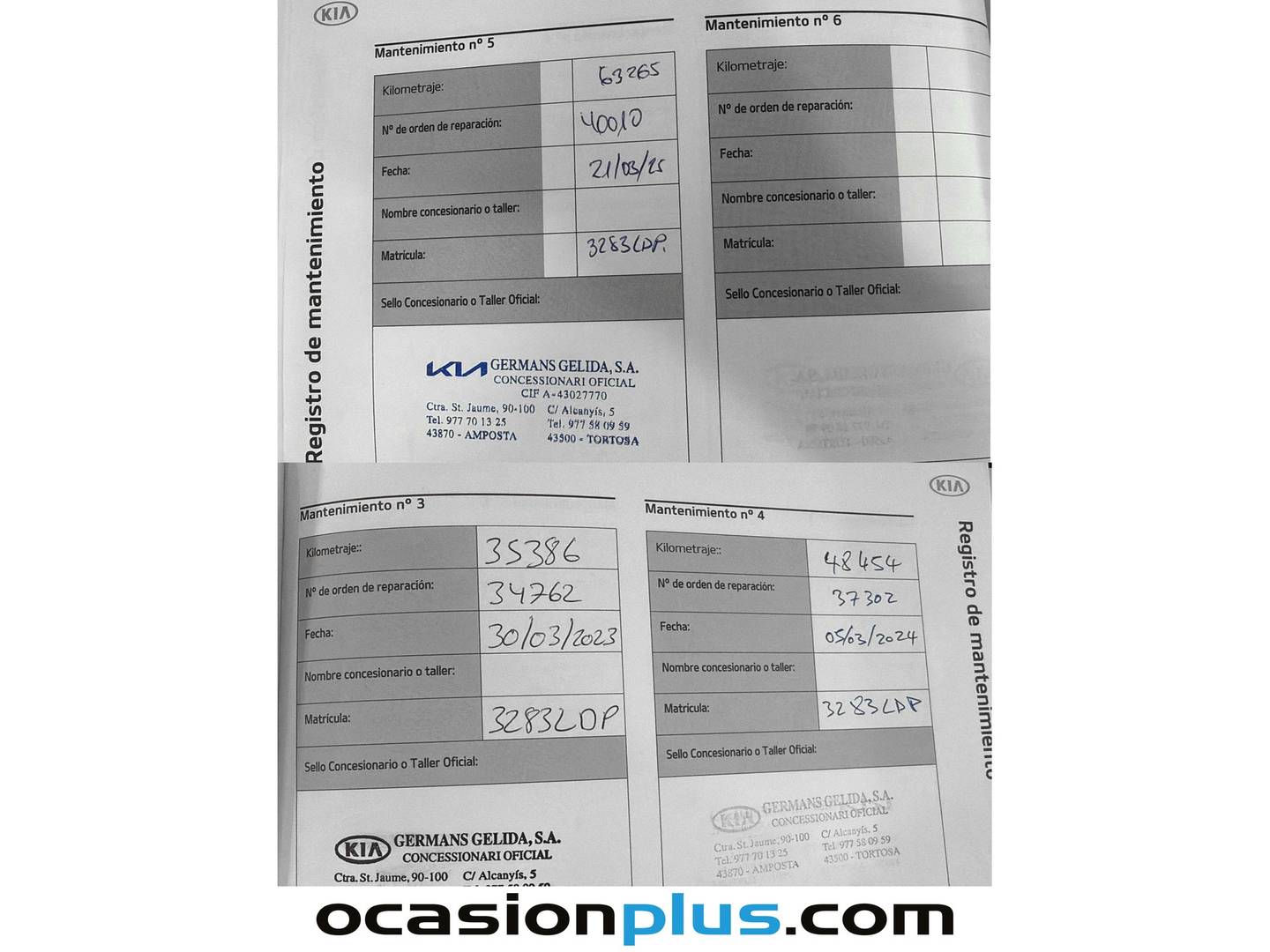 Foto del mantenimiento del KIA Sportage KIA Sportage 1.6 CRDi Business 4x2 (136 CV)