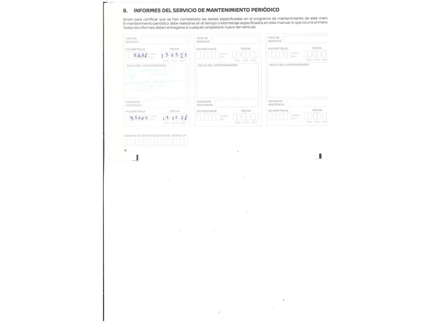 Foto del mantenimiento del Nissan QASHQAI Nissan Qashqai DIG-T 160 mHEV Tekna Xtronic (158 CV)