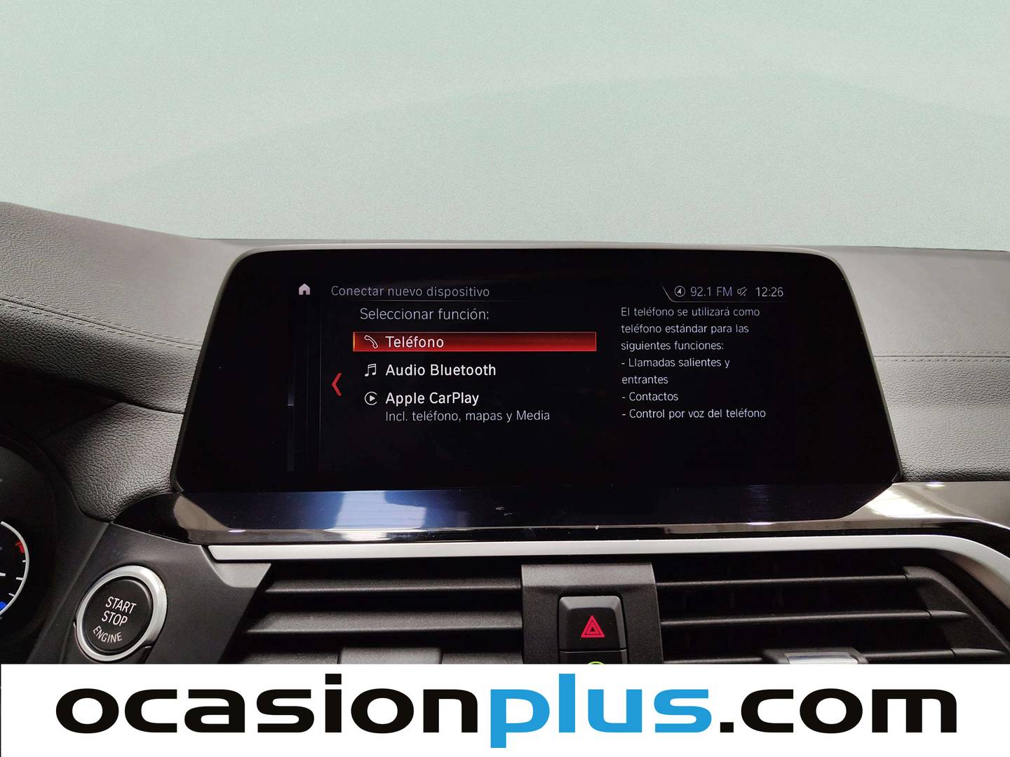 Equipamiento del BMW X3 BMW X3 sDrive18d (150 CV)