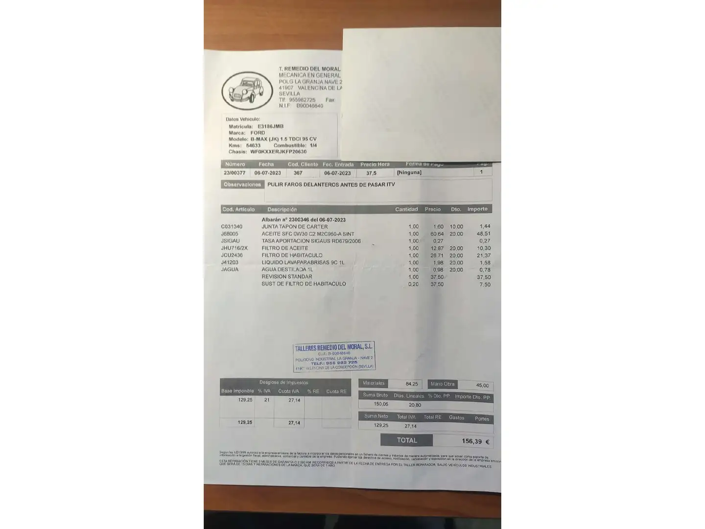 Foto Ford B-MAX Ford B-Max 1.5 TDCi Trend (95 CV)