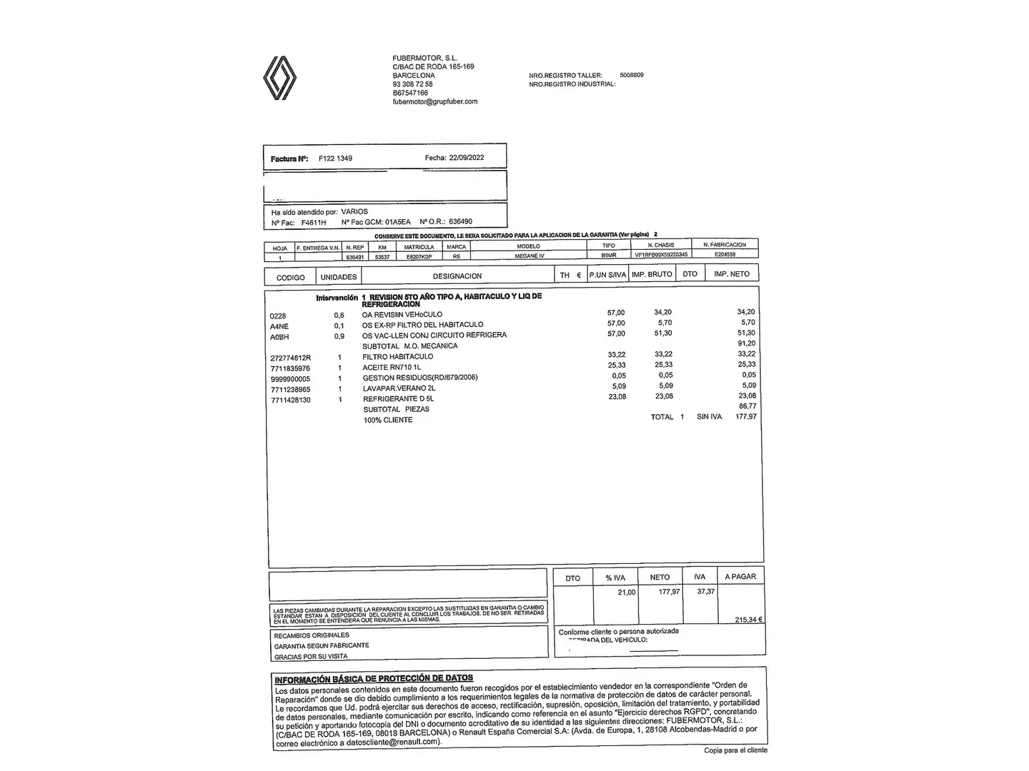 Foto Renault Mégane Renault Megane Intens Energy TCe (130 CV)