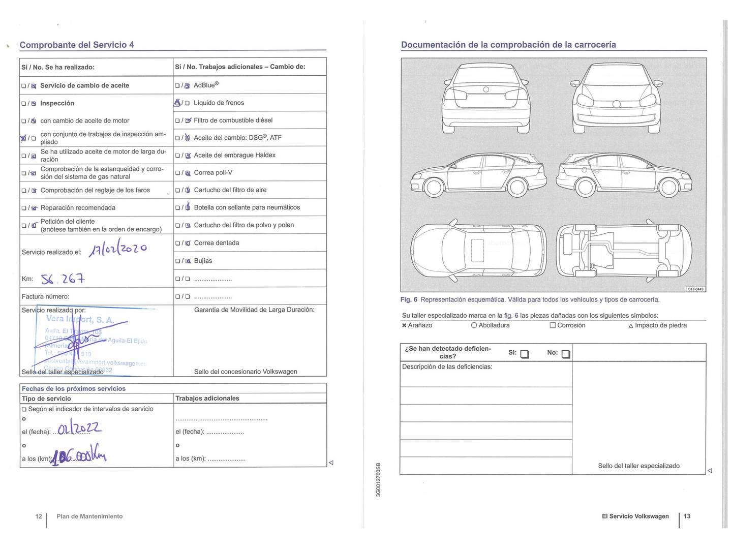 Foto del mantenimiento del Volkswagen Golf Sportsvan Volkswagen Golf Sportsvan Advance 1.6 TDI BMT (110 CV)
