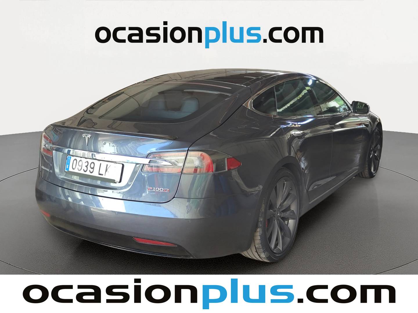 Foto trasera Tesla Model S Tesla Model S P100D 4WD (772 CV) derecha