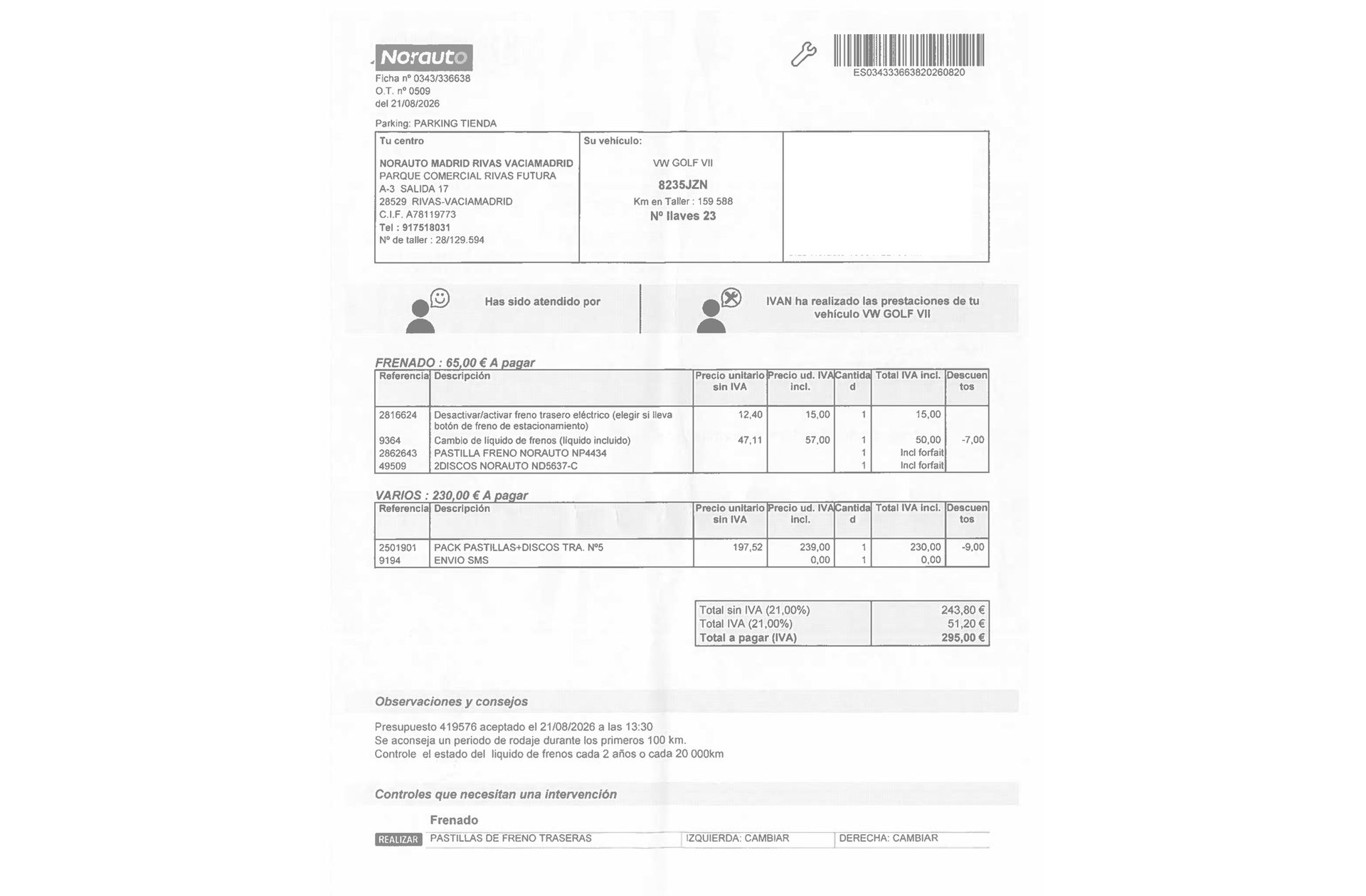Volkswagen Golf Variant Advance 1.4 TSI DSG - foto 24