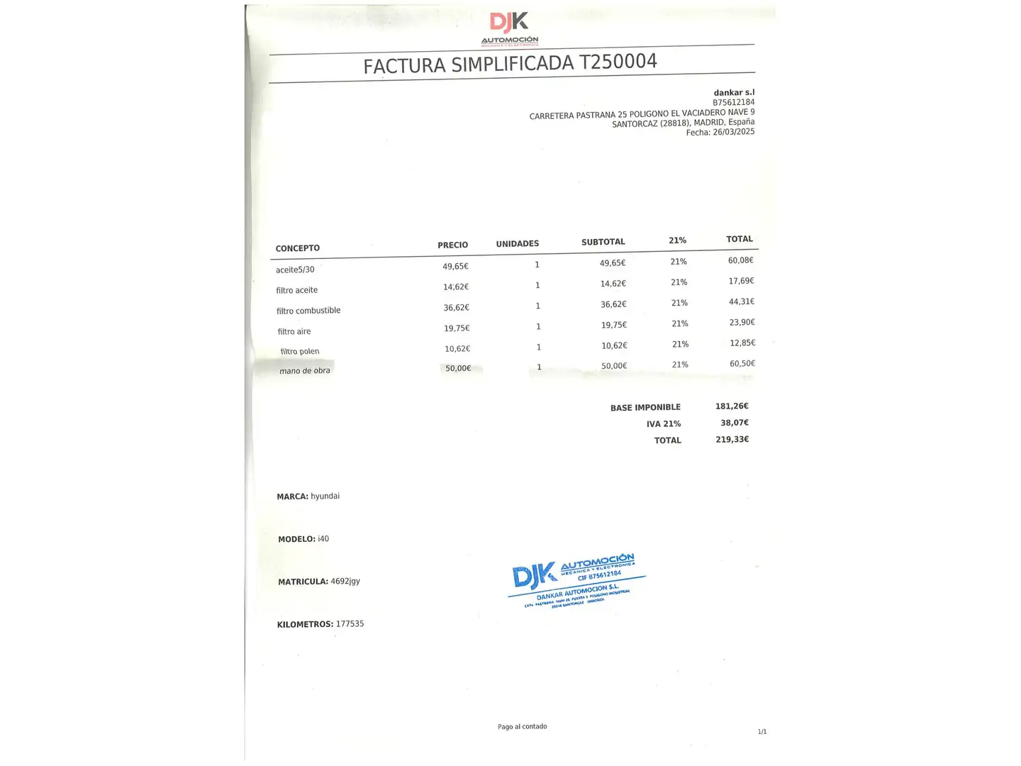 Mantenimiento