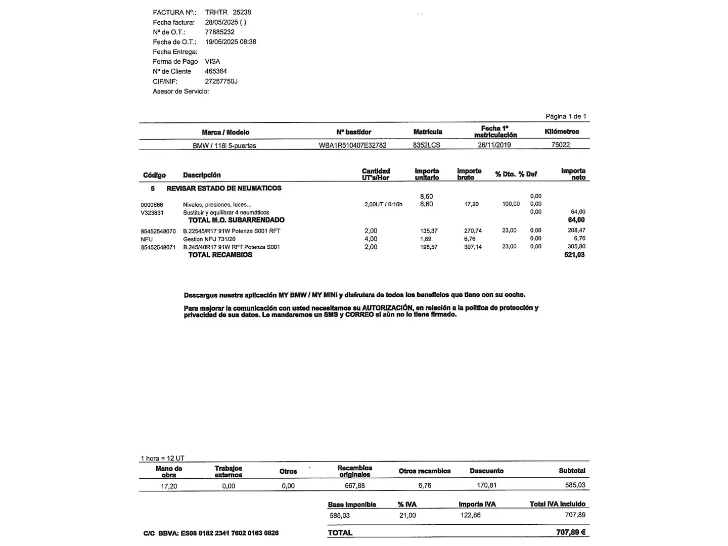 Foto BMW Serie 1 BMW Serie 1 118i (136 CV) Pack M