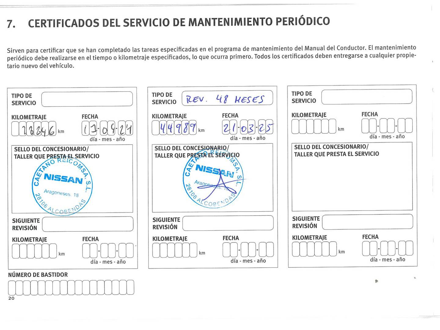 Foto del mantenimiento del Nissan QASHQAI Nissan Qashqai DIG-T 160 N-Connecta 4x2 DCT (160 CV)