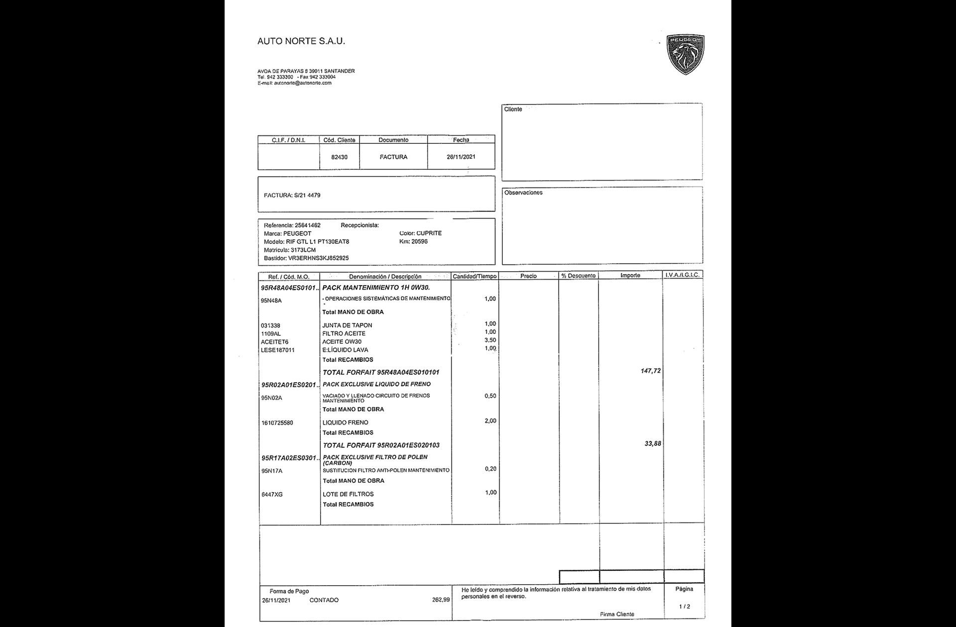 Peugeot Rifter PureTech 130 GT Line Standard EAT8 - foto 21