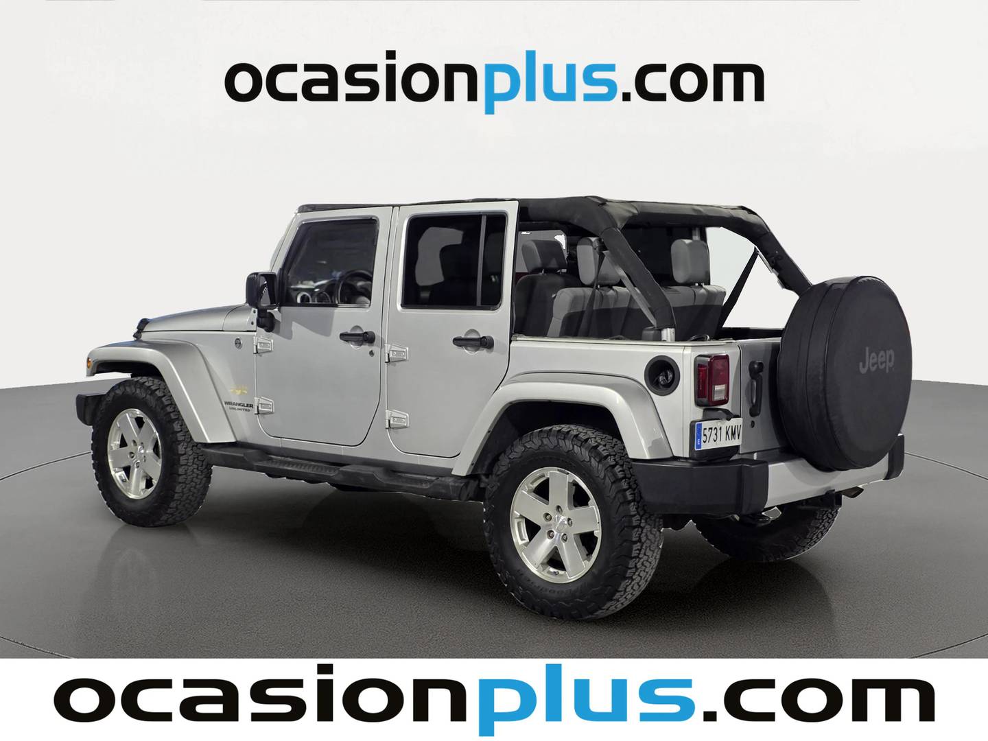 Foto trasera Jeep Wrangler Unlimited Jeep Wrangler Unlimited 3.8 V6 Sahara Auto (199 Cv) 4x4 derecha