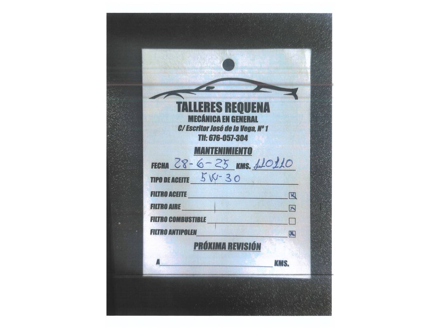 Foto del mantenimiento del Nissan JUKE Nissan Juke dCi 110 Acenta 4x2 (110 CV)