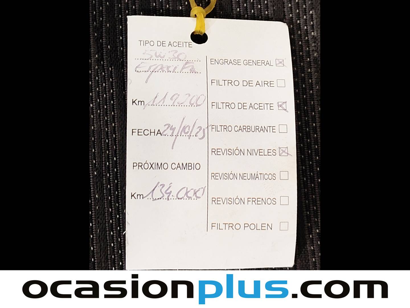 Foto del mantenimiento del Opel Astra Opel Astra 2.0 CDTi S&S Excellence (165 CV)