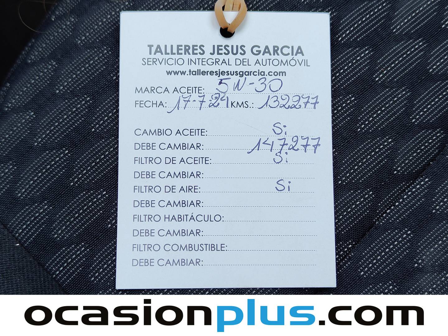 Foto del mantenimiento del Opel Astra Opel Astra 1.4 Turbo S&S Selective (125 CV)