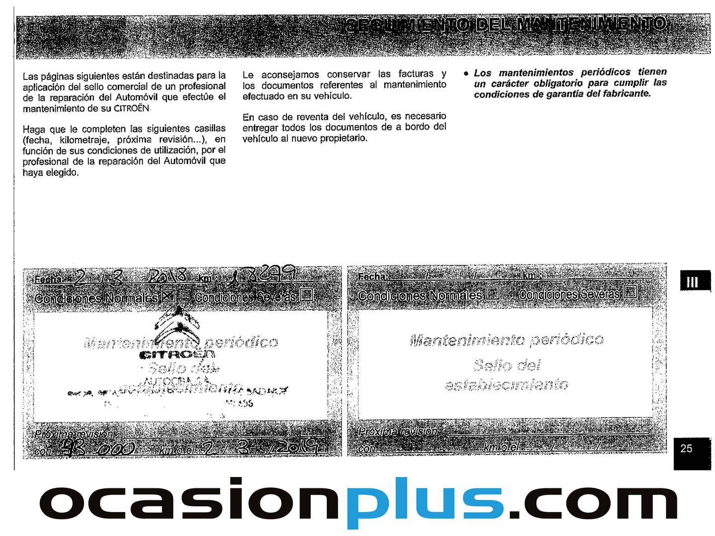 Foto del mantenimiento del Citroën Grand C4 Picasso Citroen Grand C4 Picasso PureTech 130 6v S&S Feel (130 CV) 7 Plazas