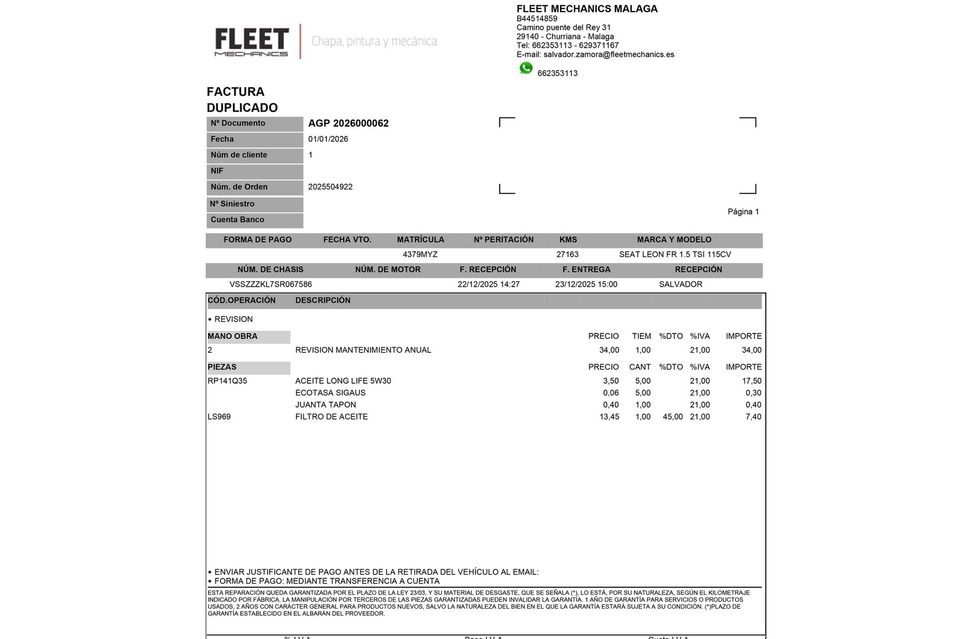SEAT León 1.5 TSI FR 25 Aniversario - foto 29