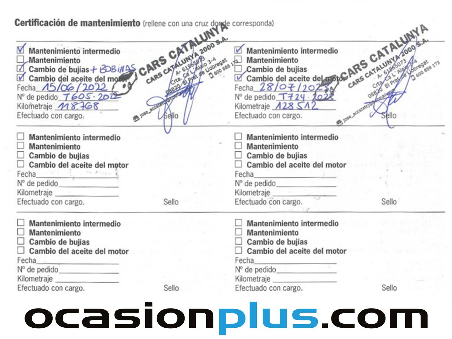 Foto del mantenimiento del Porsche Cayenne Porsche Cayenne S E-Hybrid Tiptronic (380 CV)