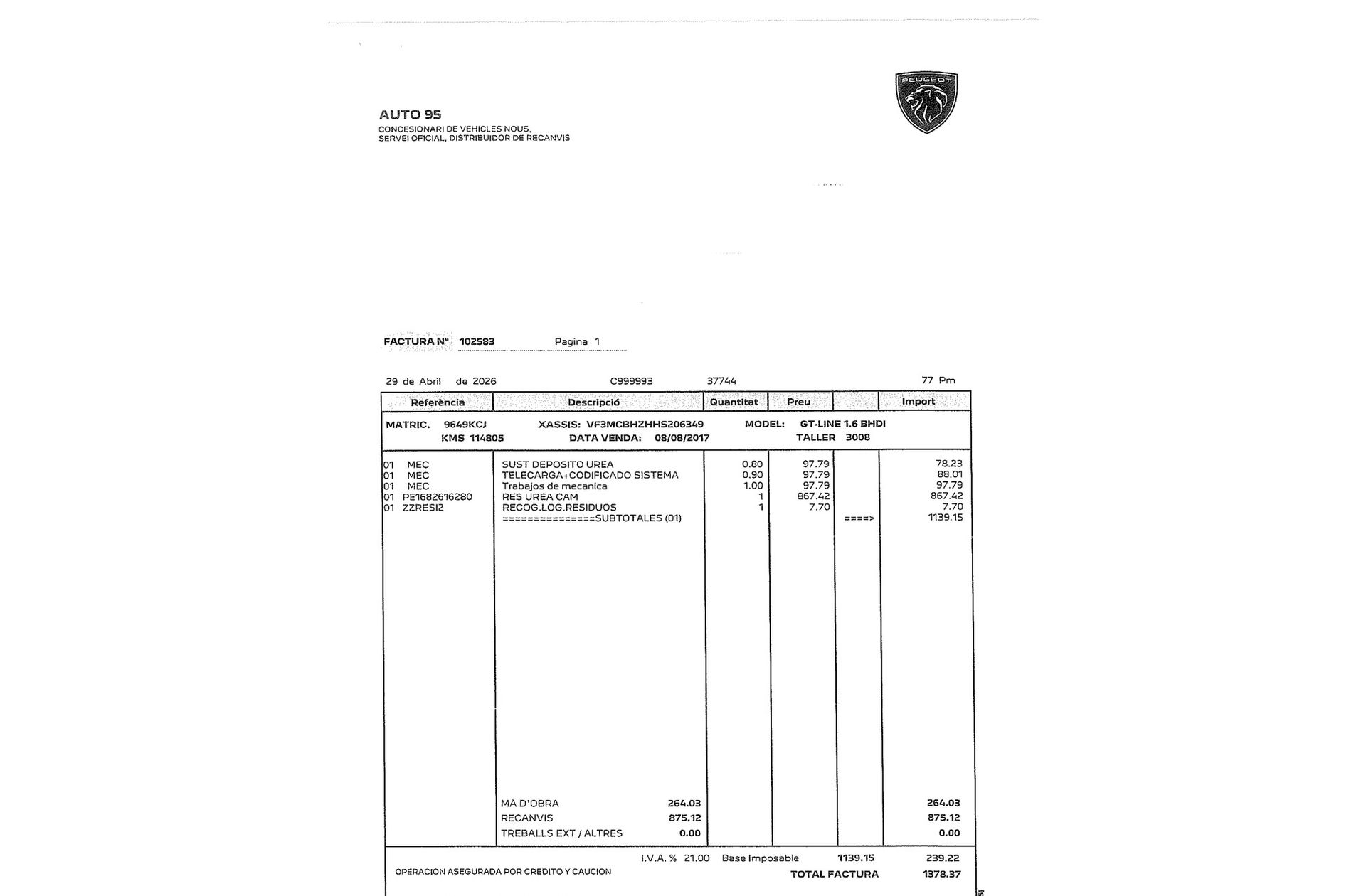 Peugeot 3008 BlueHDi 120 GT-Line - foto 25