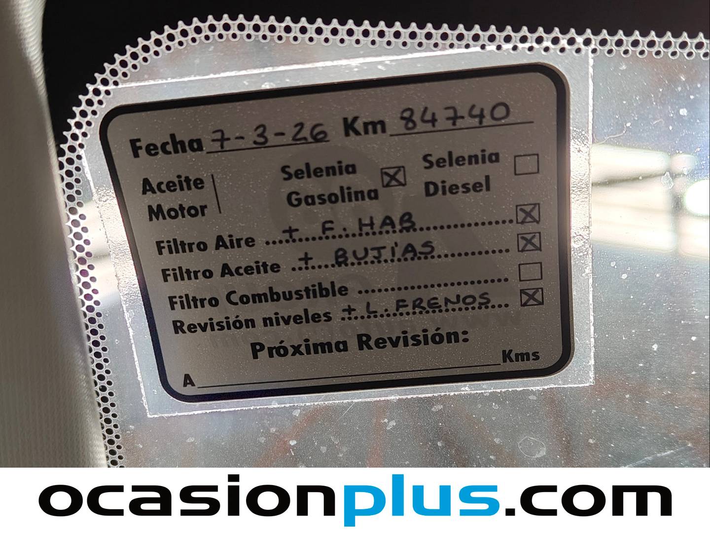 Foto del mantenimiento del Peugeot 108 Peugeot 108 1.2 PureTech Top! Allure (82 CV)
