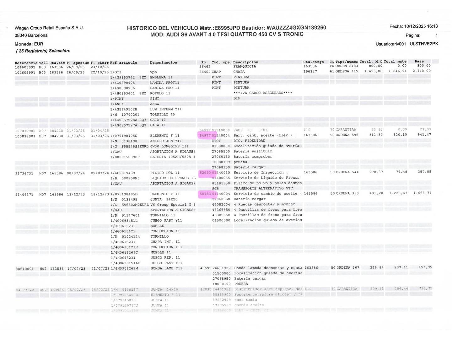 Foto Audi A6 Audi S6 Avant Avant 4.0 TFSI quattro (450 CV) S tronic