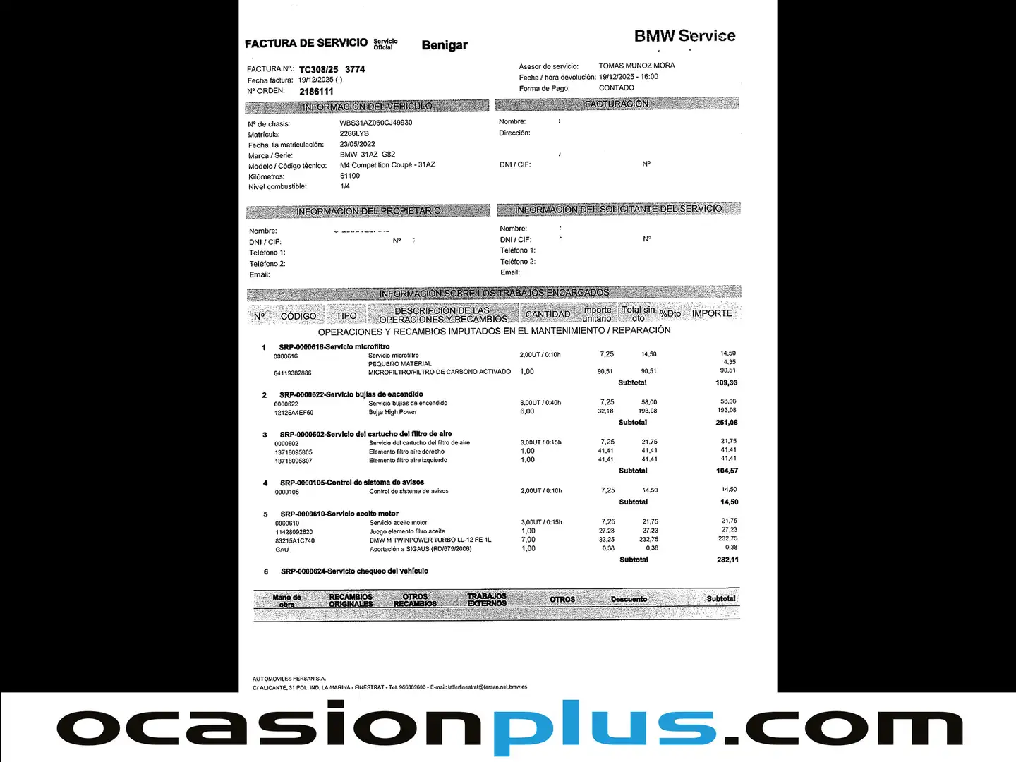 Foto BMW Serie 4 BMW M M4 Coupe Competition (510 CV)