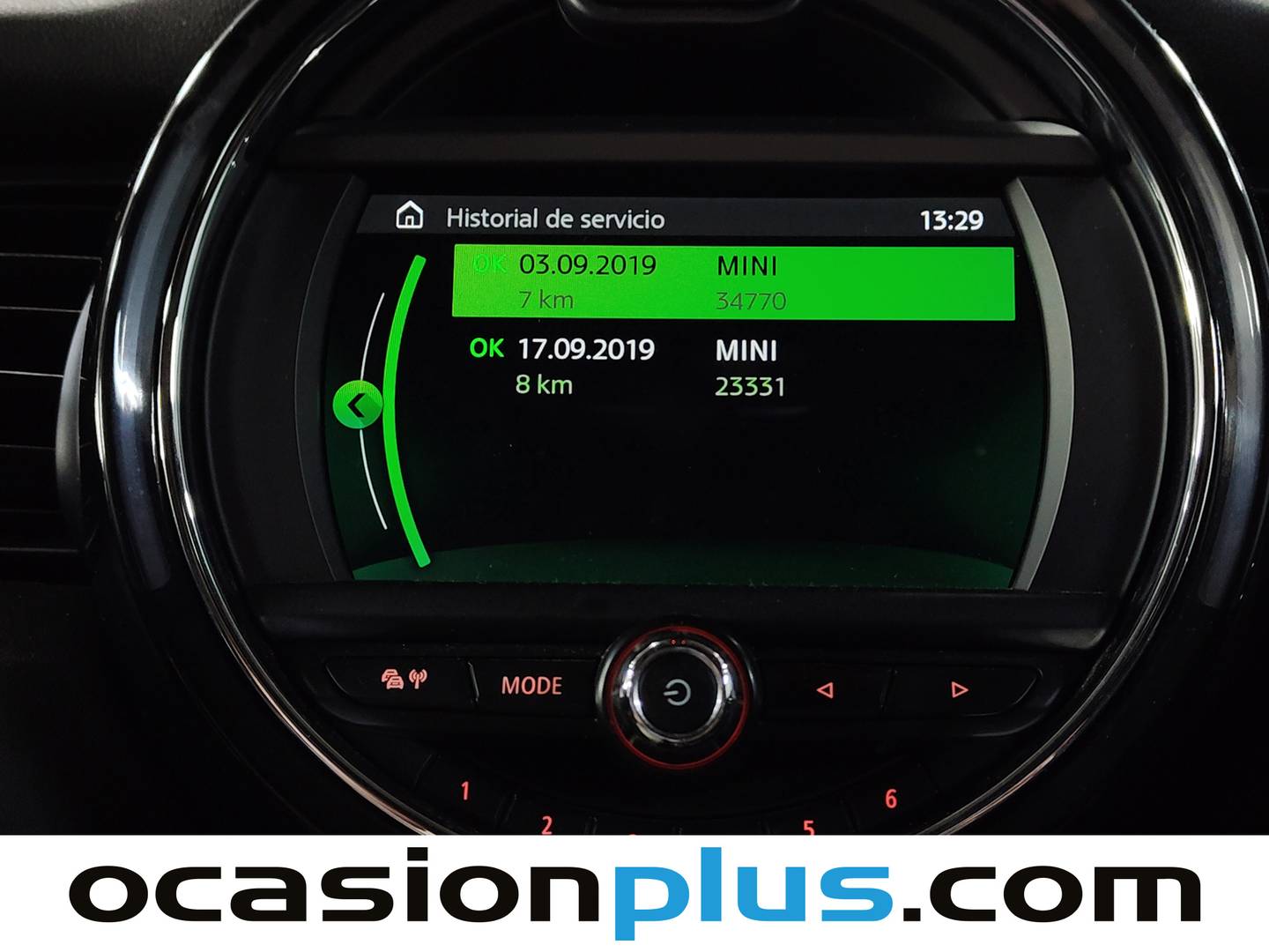 Foto del mantenimiento del Mini MINI Mini MINI Cooper 5 Puertas One (102 CV)
