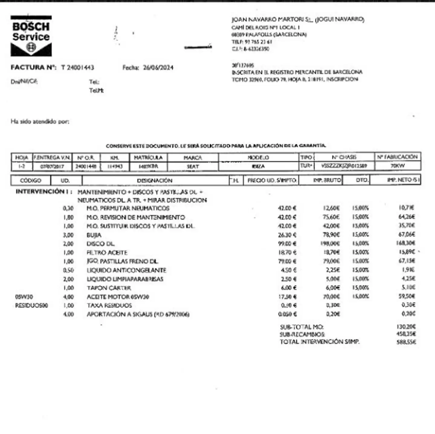 Mantenimiento