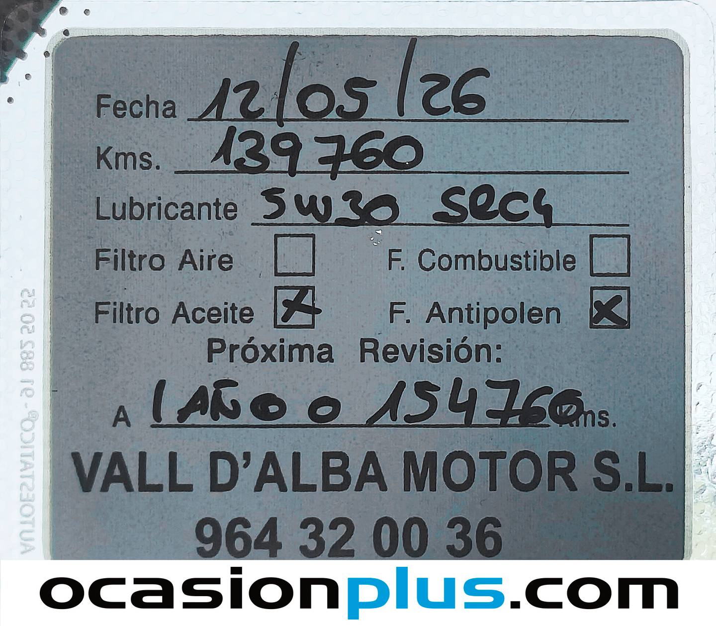 Foto del mantenimiento del Renault Captur Renault Captur Intens Energy eco2 dCi (90 CV)