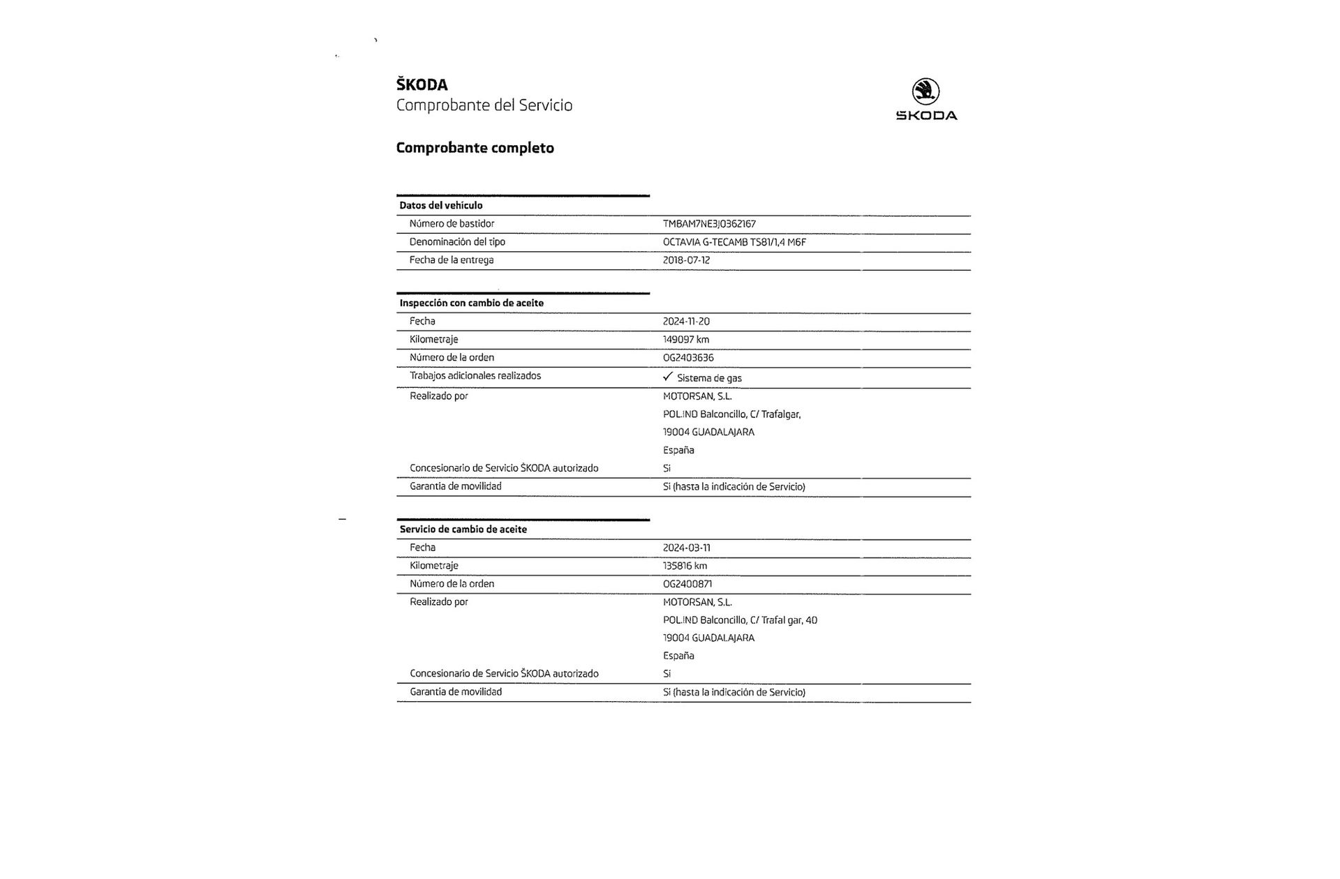 Škoda Octavia 1.4 TSI CNG Like - foto 19