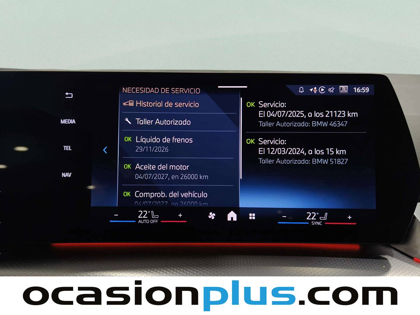 Foto del mantenimiento del BMW Serie 2 Active Tourer BMW Serie 2 218d Active Tourer (150 CV) Pack M