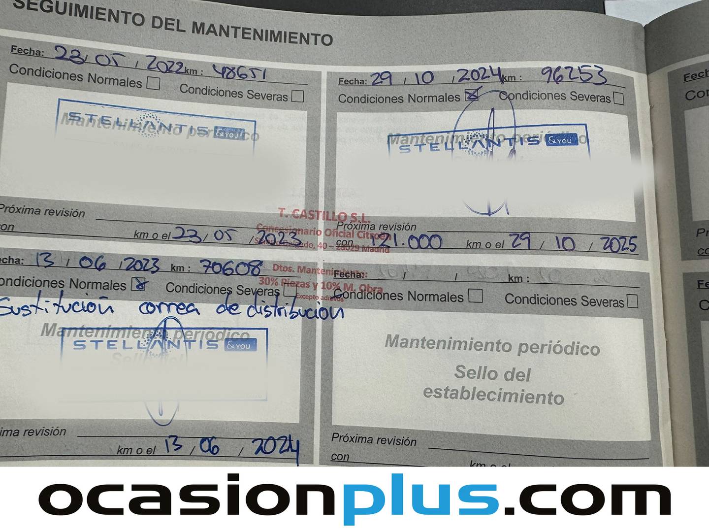 Foto del mantenimiento del Citroën C5 Aircross Citroën C5 Aircross PureTech 130 S&S Feel (131 CV)