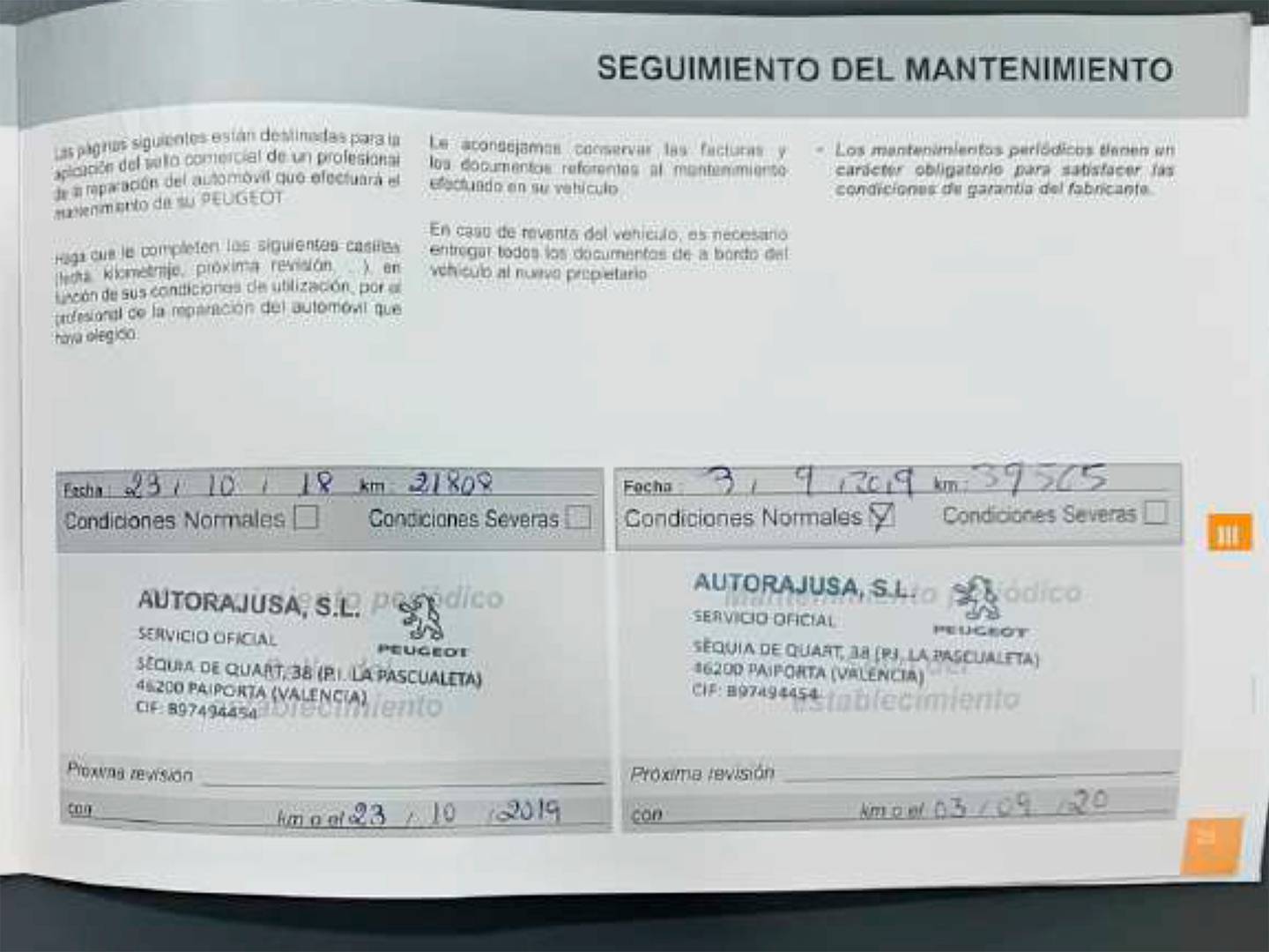 Foto del mantenimiento del Peugeot Traveller Peugeot Traveller 1.6 BlueHDi Business Compact (115 CV)