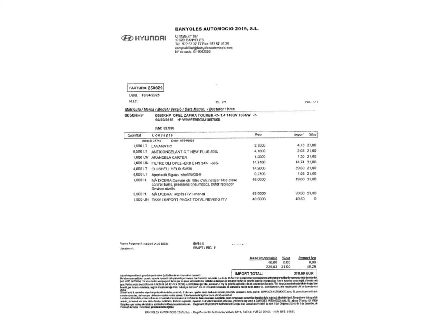 Foto Opel Zafira OPEL Zafira 1.4 T (140CV) Excellence Auto 18+