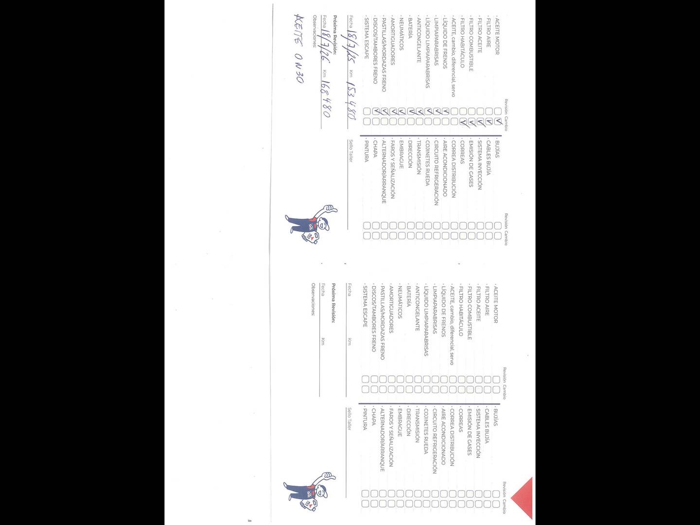 Foto del mantenimiento del Seat León SEAT León 1.6 TDI S&S Style (105 CV)