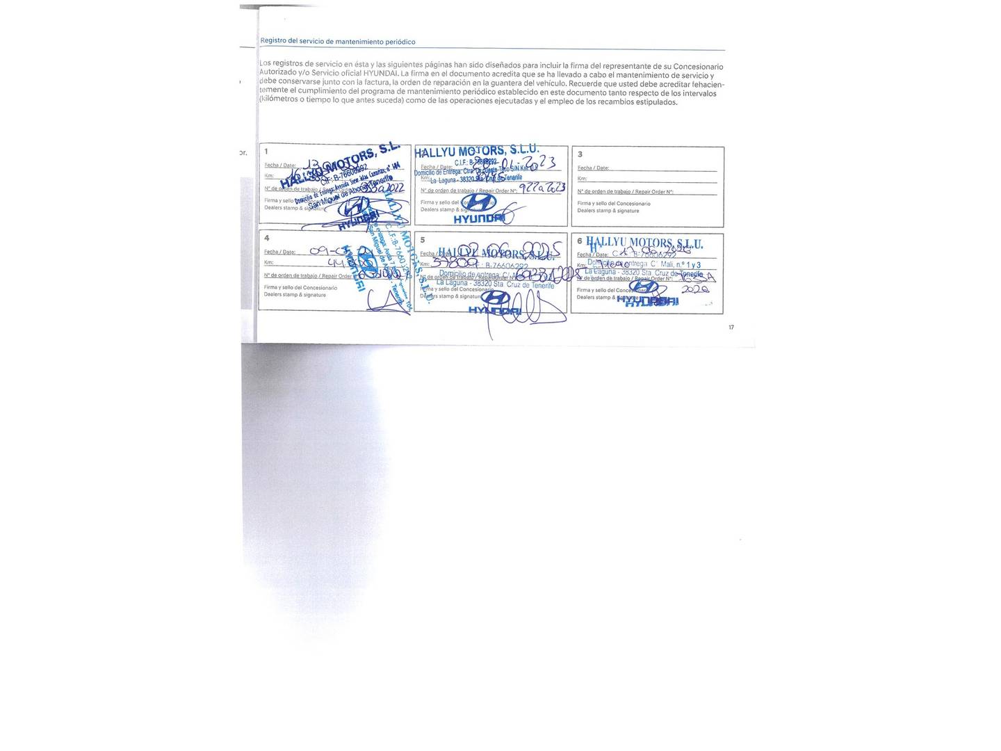 Foto del mantenimiento del Hyundai Tucson Hyundai Tucson 1.6 CRDI 48V SLE Sky 4x2 (116 CV)