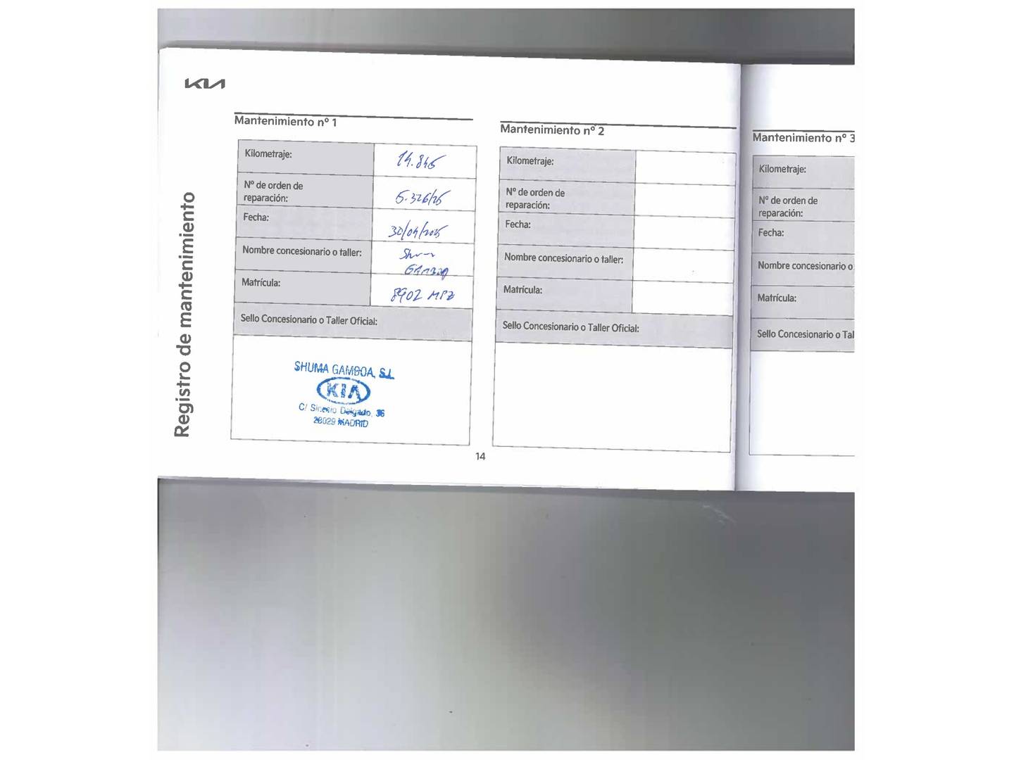 Foto del mantenimiento del KIA Stonic KIA Stonic 1.0 T-GDi MHEV MT Concept (100 CV)