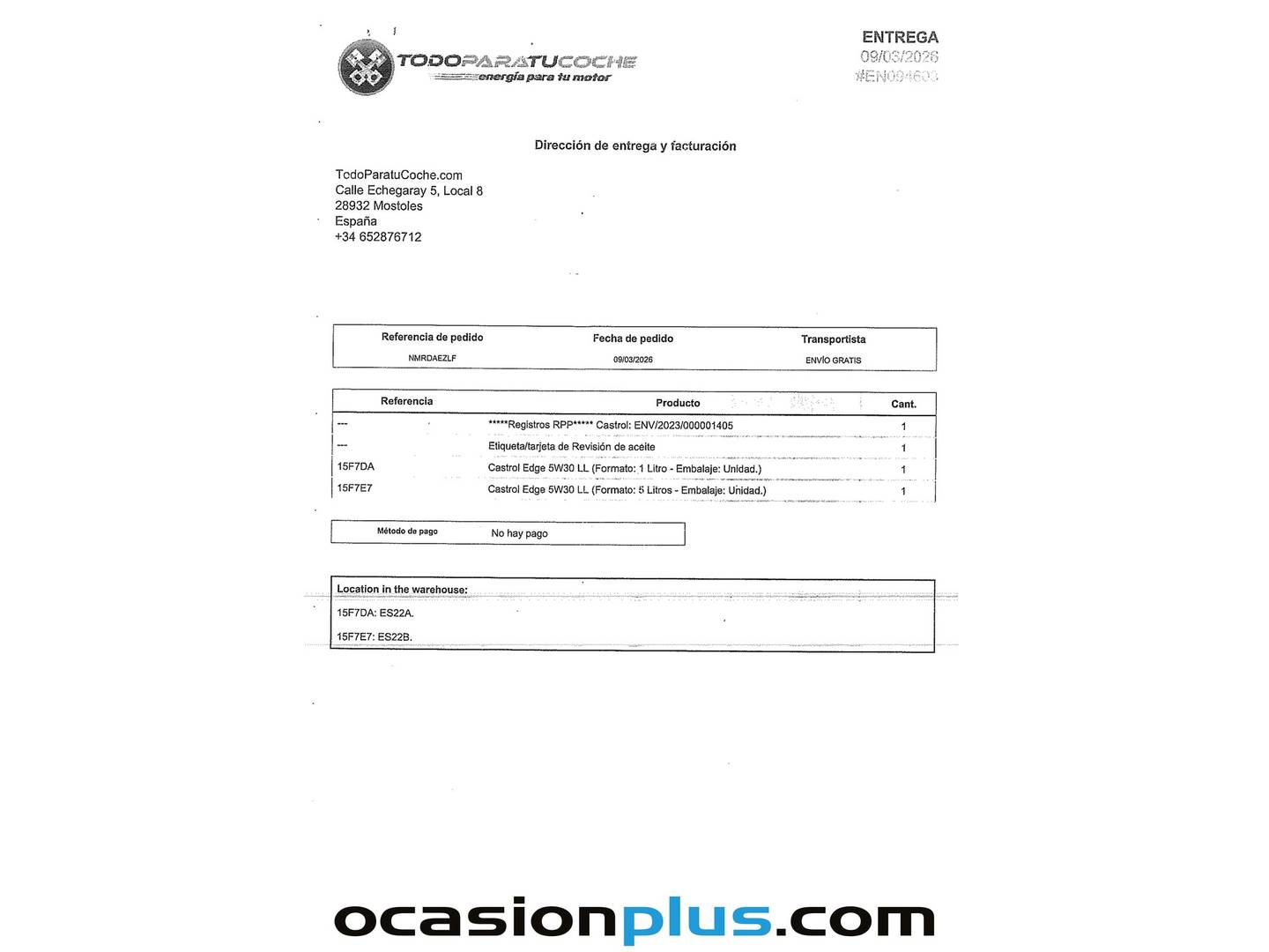 Foto del mantenimiento del Audi A6 Audi A6 Avant 3.0 TDI quattro (272 CV) S tronic