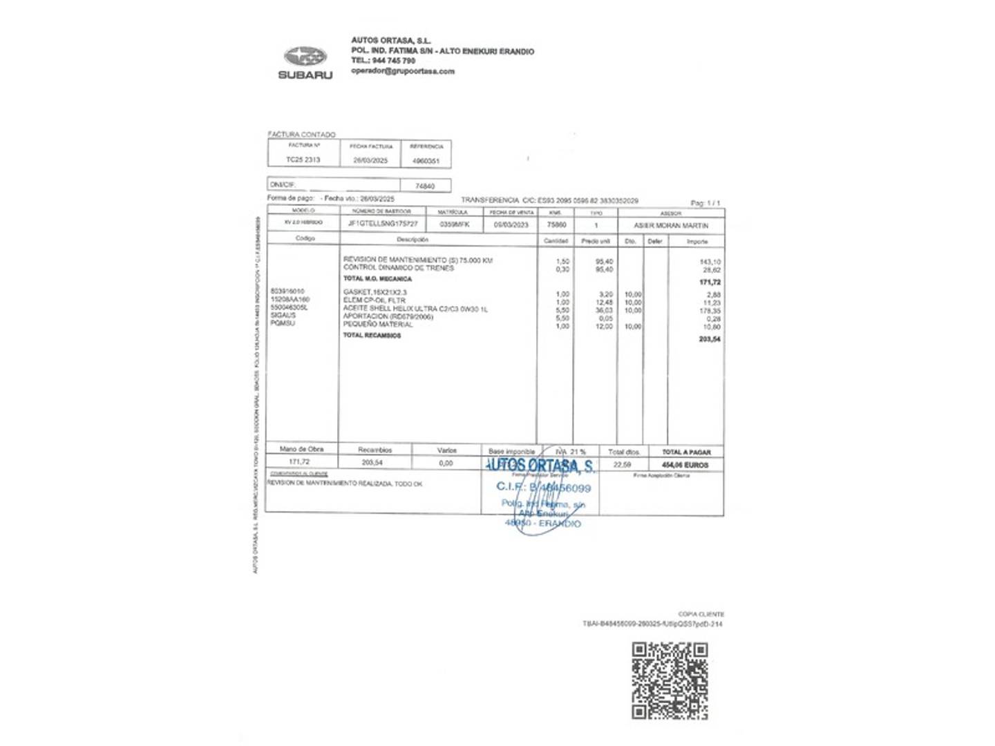 Foto Subaru XV Subaru XV 2.0i Hybrid Executive Plus CVT (150 CV)