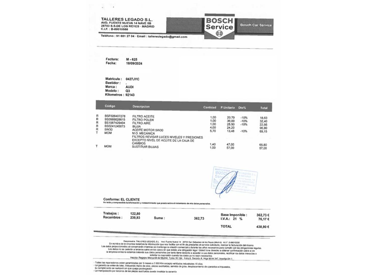 Foto Audi Q3 Audi Q3 2.0 TFSI quattro (180 CV) S tronic