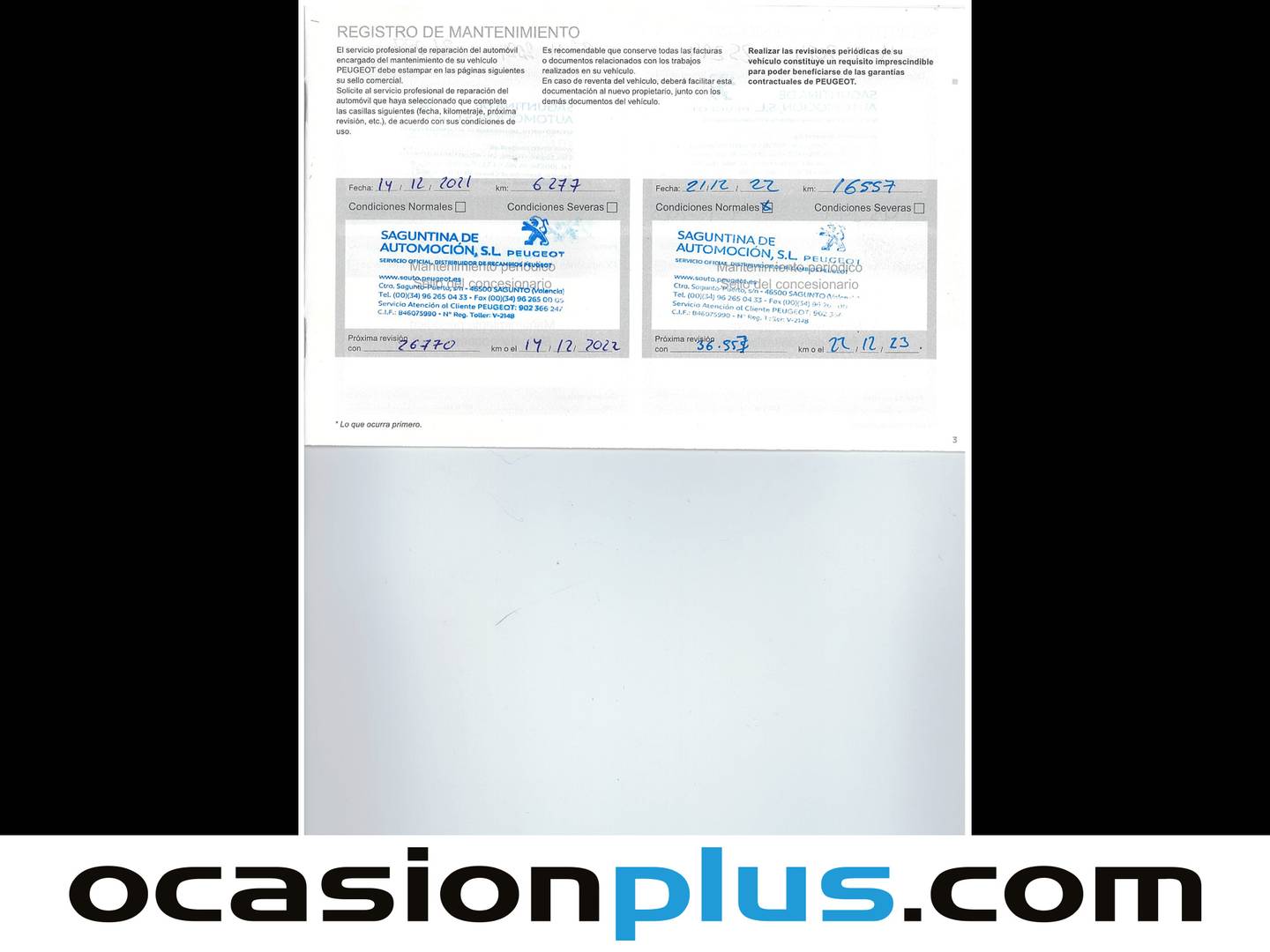 Foto del mantenimiento del Peugeot 308 Peugeot 308 PureTech 130 S&S Allure Pack EAT8 (130 CV)