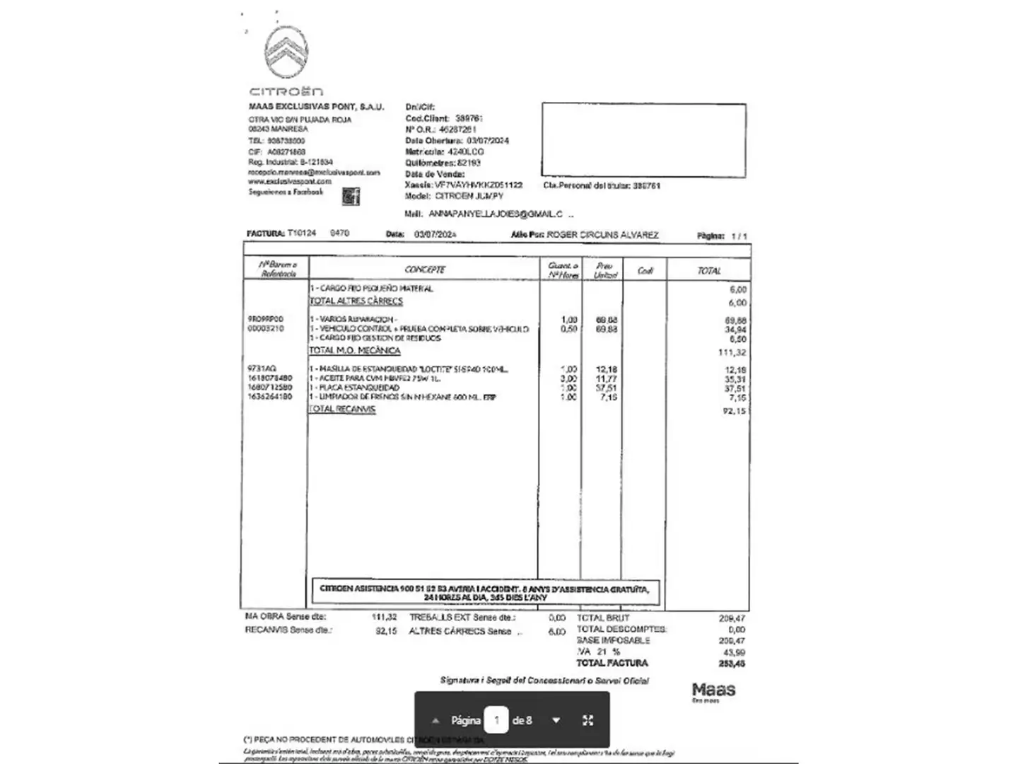 Foto Citroën Jumpy Citroen Jumpy Combi BlueHDi 120 Talla M Confort (120 CV) (6 Plazas)