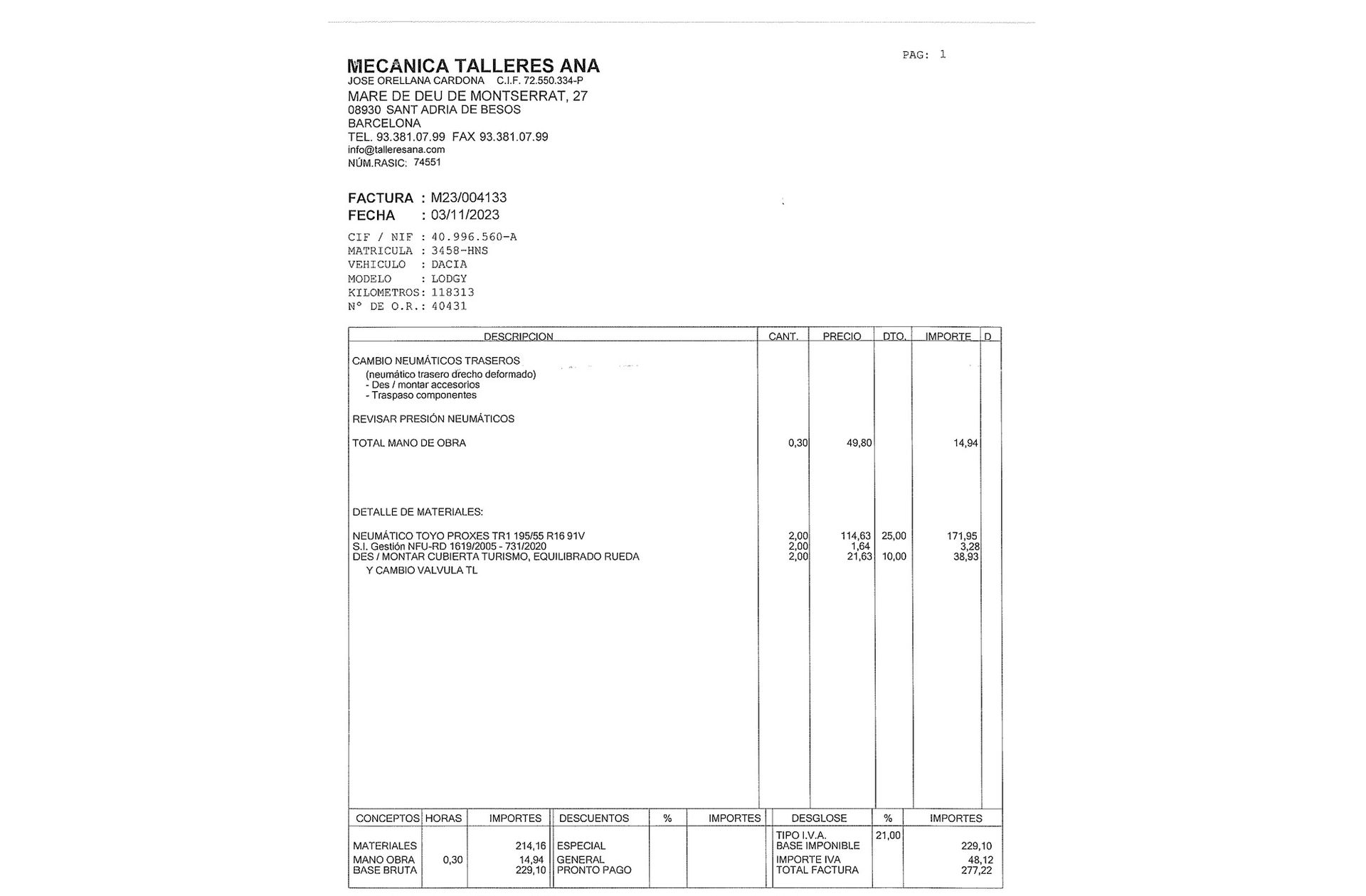 Dacia Lodgy dCi 110 Laureate 7 plazas - foto 20