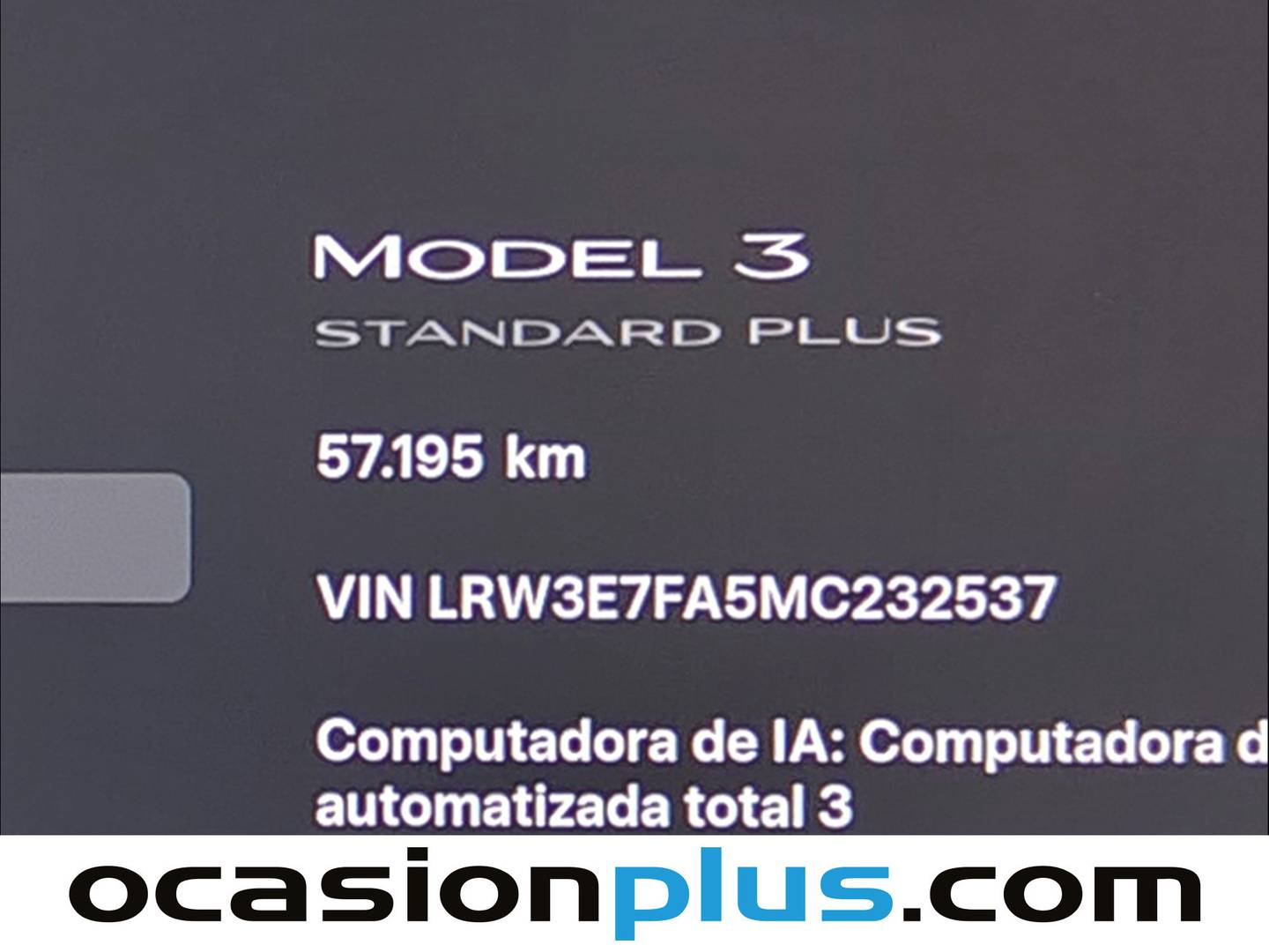 Tesla Model 3 Tesla Model 3 Estándar Plus RWD (306 CV) de segunda mano